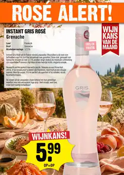 Dirck 3 Instant Gris Rosé 75 cl aanbieding