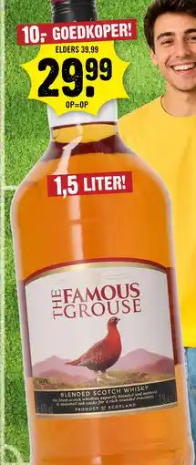 Dirck 3 The Famous Grouse Whisky 150 cl aanbieding