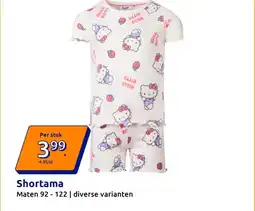 Action Shortama aanbieding