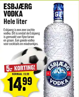 Dirck 3 Esbjaerg Vodka 100 cl aanbieding