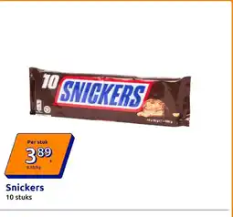 Action Snickers aanbieding
