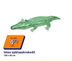 Action Intex opblaaskrokodil aanbieding