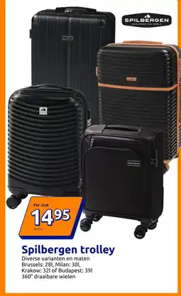 Action Spilbergen trolley aanbieding