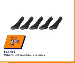 Action Footies aanbieding