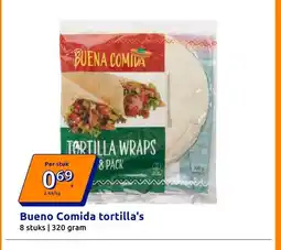 Action Bueno Comida tortilla's aanbieding