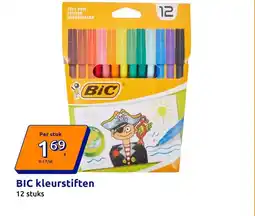 Action BIC kleurstiften aanbieding