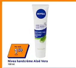 Action Nivea handcrème Aloë Vera aanbieding