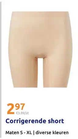 Action Corrigerende short aanbieding