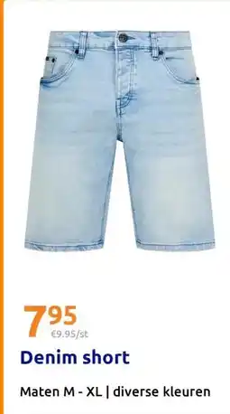 Action Denim short aanbieding