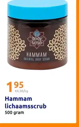 Action Hammam lichaamsscrub aanbieding