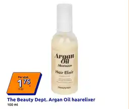 Action The Beauty Dept. Argan Oil haarelixer aanbieding