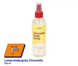 Action Lunea bodyspray Citronella aanbieding