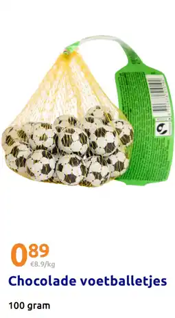 Action Chocolade voetballetjes aanbieding