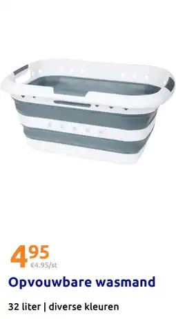 Action Opvouwbare wasmand aanbieding