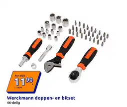 Action Werckmann doppen- en bitset aanbieding