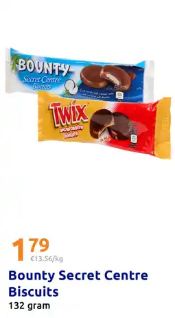 Action Bounty Secret Centre Biscuits aanbieding