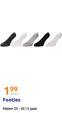 Action Footies aanbieding