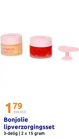 Action Bonjolie lipverzorgingsset aanbieding