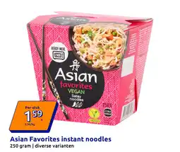 Action Asian Favorites instant noodles aanbieding