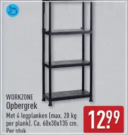 ALDI Workzone opbergrek aanbieding