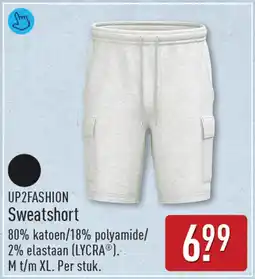 ALDI Up2fashion sweatshort aanbieding