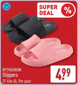ALDI Up2fashion slippers aanbieding