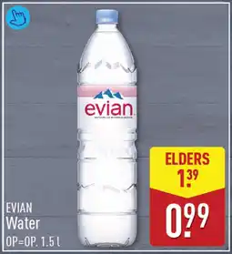 ALDI Evian Water aanbieding