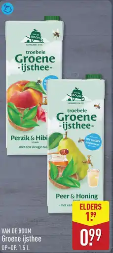 ALDI Van De Boom Groene Ijsthee aanbieding