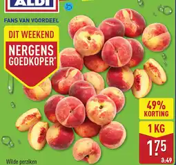 ALDI Wilde Perziken aanbieding