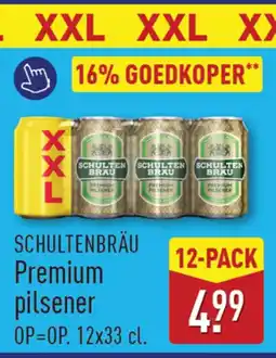 ALDI Schultenbräu premium pilsener aanbieding