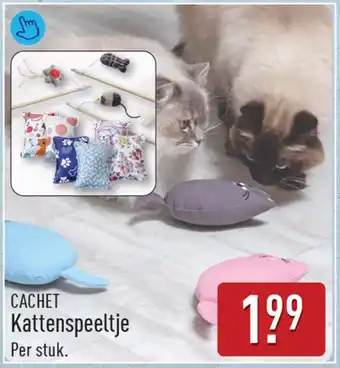 ALDI Cachet kattenspeeltje aanbieding