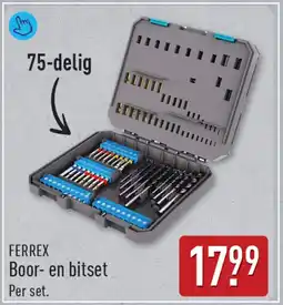 ALDI Ferrex boor en bitset aanbieding