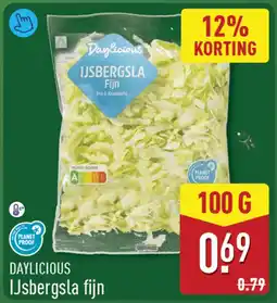 ALDI Daylicious ijsbergsla fijn aanbieding