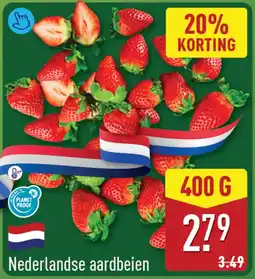 ALDI Nederlandse aardbeien aanbieding