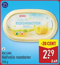 ALDI Milsani halfvolle roomboter aanbieding