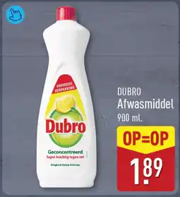 ALDI Dubro Afwasmiddel aanbieding