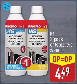 ALDI HG 2-pack ontstoppers aanbieding