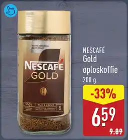 ALDI Nescafé gold oploskoffie aanbieding