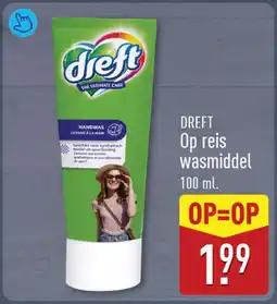 ALDI Dreft op reis wasmiddel aanbieding