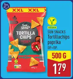 ALDI Sun Snacks Tortillachips paprika aanbieding