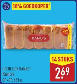 ALDI Heerlijk bankket Kano's aanbieding