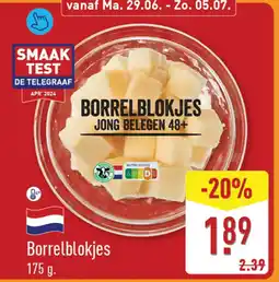 ALDI Borrelblokjes aanbieding