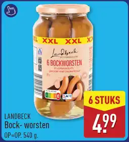 ALDI Landbeck Bockworsten aanbieding