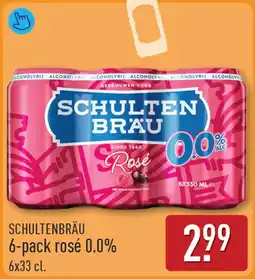 ALDI Schultenbräu 6-pack rosé 0.0% aanbieding