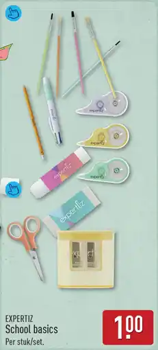 ALDI Expertiz school basics aanbieding