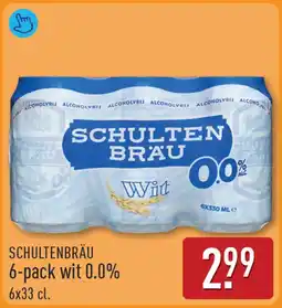 ALDI Schultenbräu 6-pack wit 0.0% aanbieding