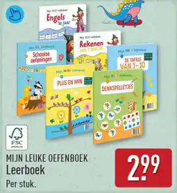 ALDI Mijn leuke oefenboek leerboek aanbieding