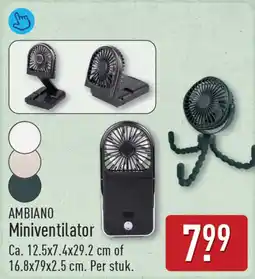 ALDI Ambiano miniventilator aanbieding