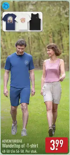 ALDI Adventuridge wandeltop of t-shirt aanbieding