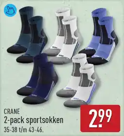 ALDI Crane 2-pack sportsokken aanbieding